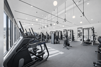 State-of-the-art fitness center